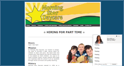 Desktop Screenshot of morningstar-daycare.com