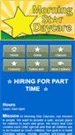 Mobile Screenshot of morningstar-daycare.com
